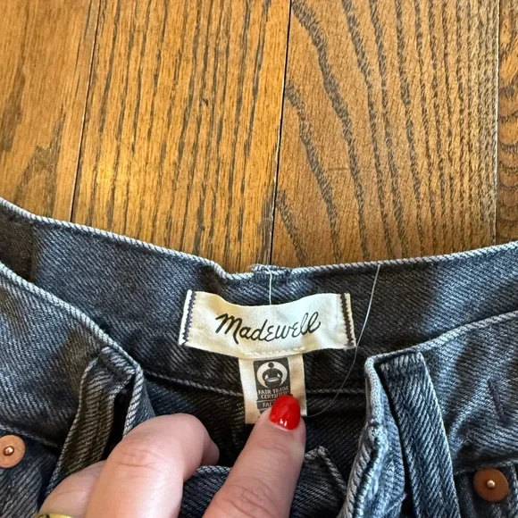 MADEWELL Petite Superwide Leg Jeans In Kingswood Wash - Picture 5 of 10